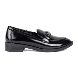 Goodin Lackade svarta dam loafers