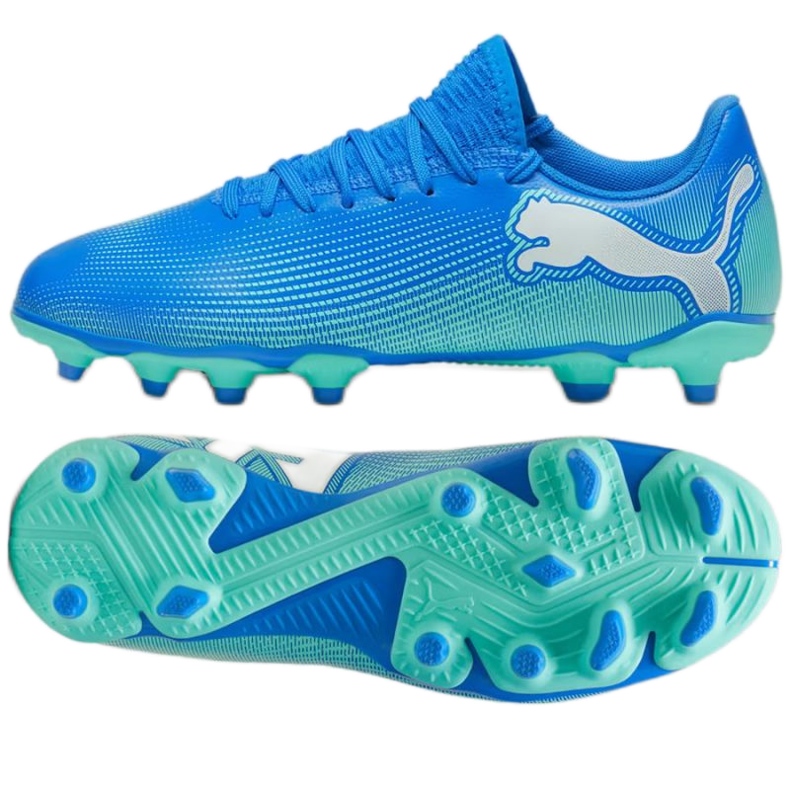 Puma Future 7 Play FG/AG 107949-01 skor blå