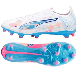 Puma Ultra 5 Match Vol.Up FG/MG 108064-01 fotbollsskor vit
