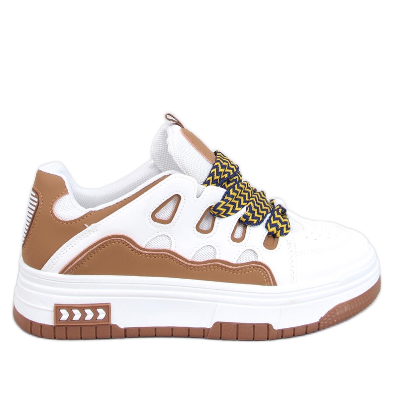 Allman Camel damsneakers vit