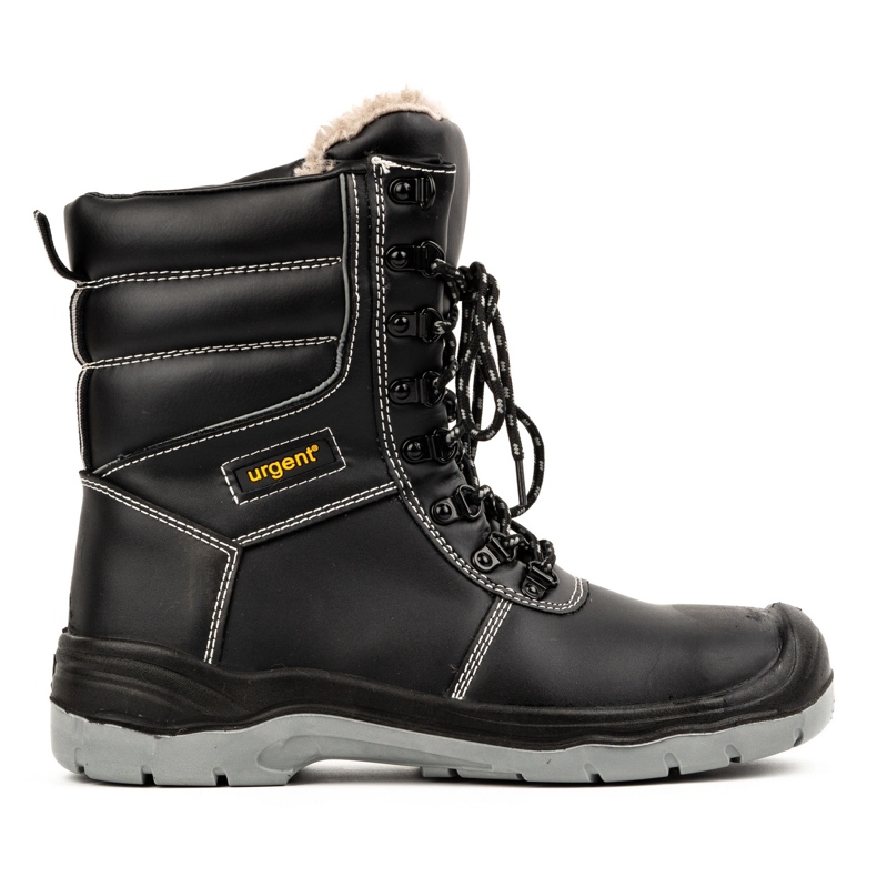 Vinterskor för män URGENT 113/S3 med tåhätta svart