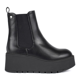 Seastar Svarta Chelsea-kängor för kvinnor