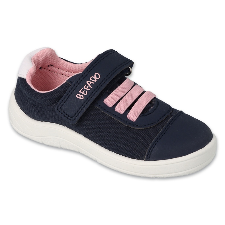 Befado barnsneakers marinblå/rosa 451Y001