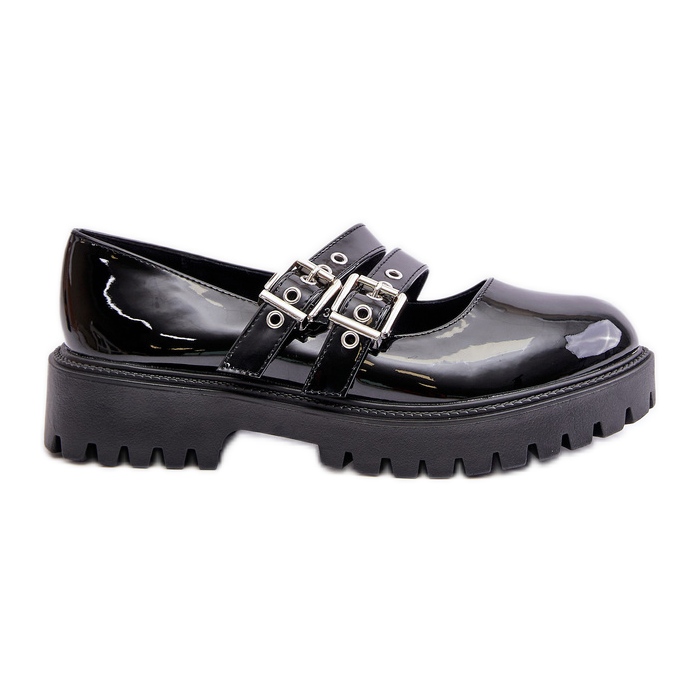 Damskor med patentsvarta Terione-remmar