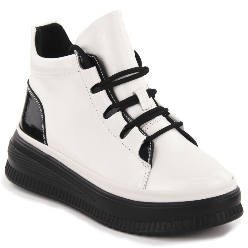 Damisolerade lackstövlar Ekri Artiker 55C1043 beige