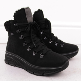 Vattentäta damstövlar, svarta Rieker 48034-00