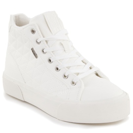 Vita quiltade isolerade sneakers Big Star OO274A479