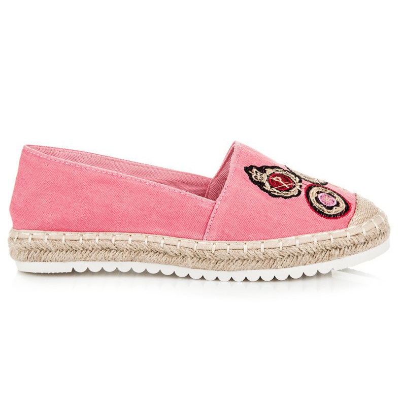 Jolyvia Espadrillos med plåster rosa