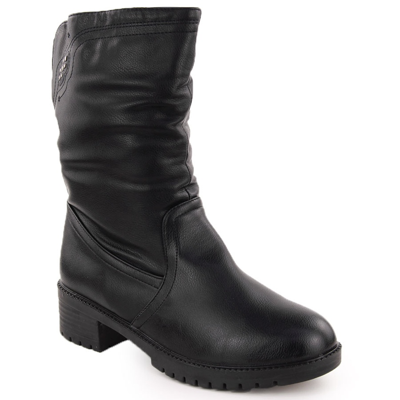 Isolerade höga svarta ankelboots för kvinnor Filo Donna Z24-43