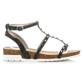 KYLIE kilsandaler svart