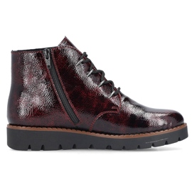 Vinröda dam ankelboots Rieker 44902-35