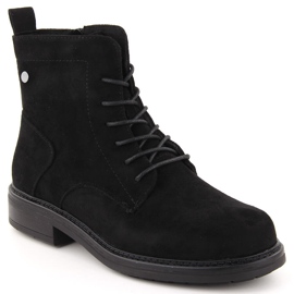 Svarta mockastövlar för kvinnor från Sergio Leone BT590