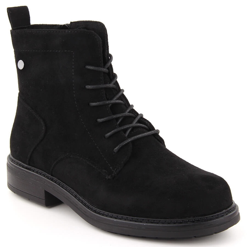 Svarta mockastövlar för kvinnor från Sergio Leone BT590