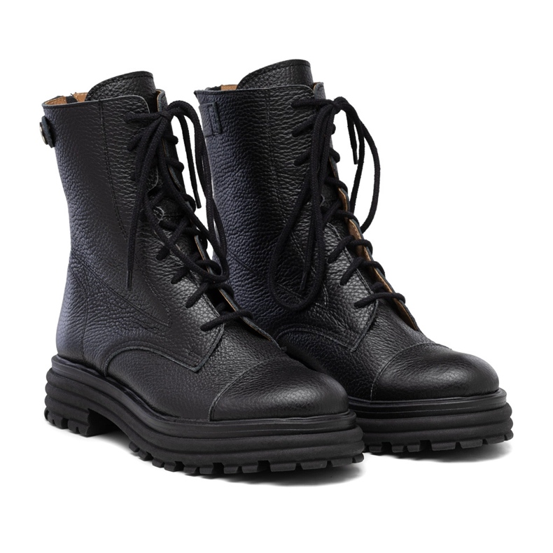 Svarta läderväskor för kvinnor Butdam WOR1