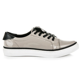 Betler Diamantlackade sneakers grå