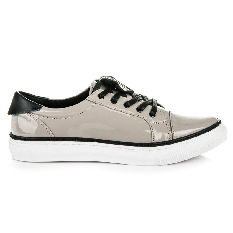 Betler Diamantlackade sneakers grå