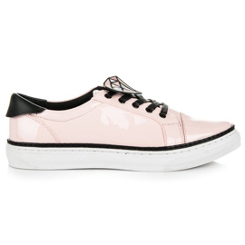 Betler Diamantlackade sneakers rosa