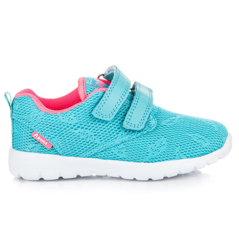 American Club Blå Sneakers med kardborreband