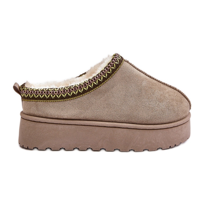 Snöskängor för kvinnor, isolerade med päls, grön, Remenia