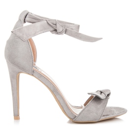 Vices Sandaler på nål med bindning grå