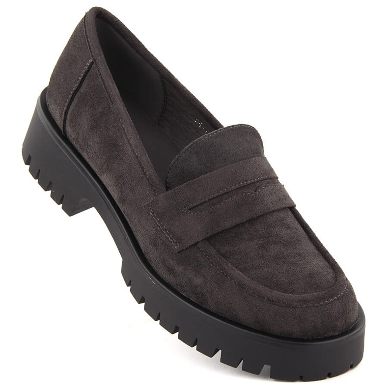 Mockasin för kvinnor, grå Potocki 12437