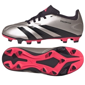 Adidas Predator Club FxG IF6423 fotbollsskor silver-