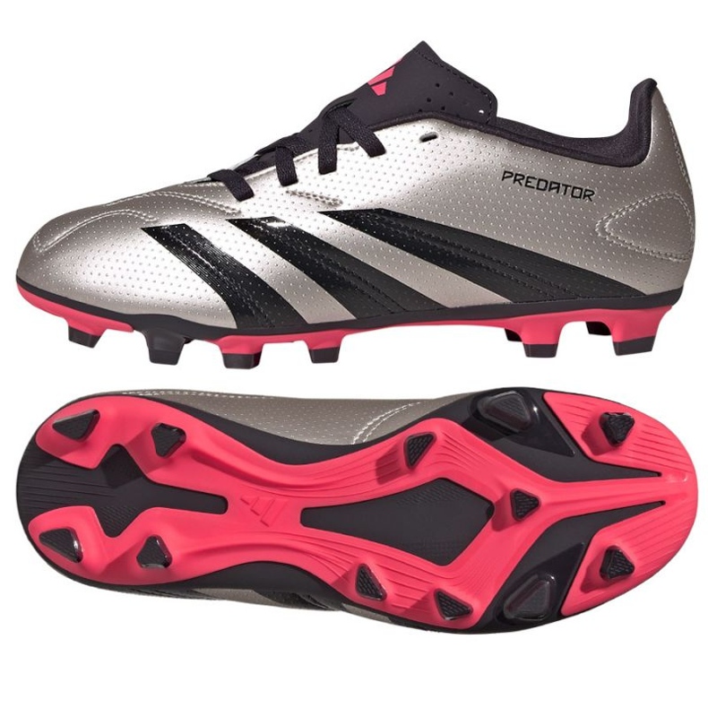 Adidas Predator Club FxG IF6423 fotbollsskor silver-