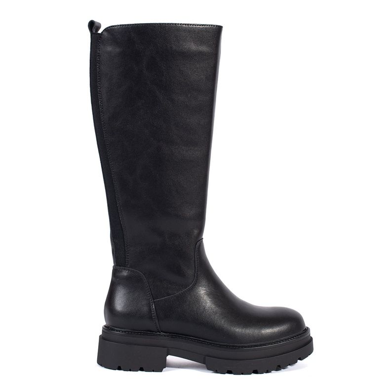 Svarta damstövlar från Sergio Leone