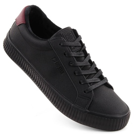Svarta isolerade låga sneakers Big Star OO274A462