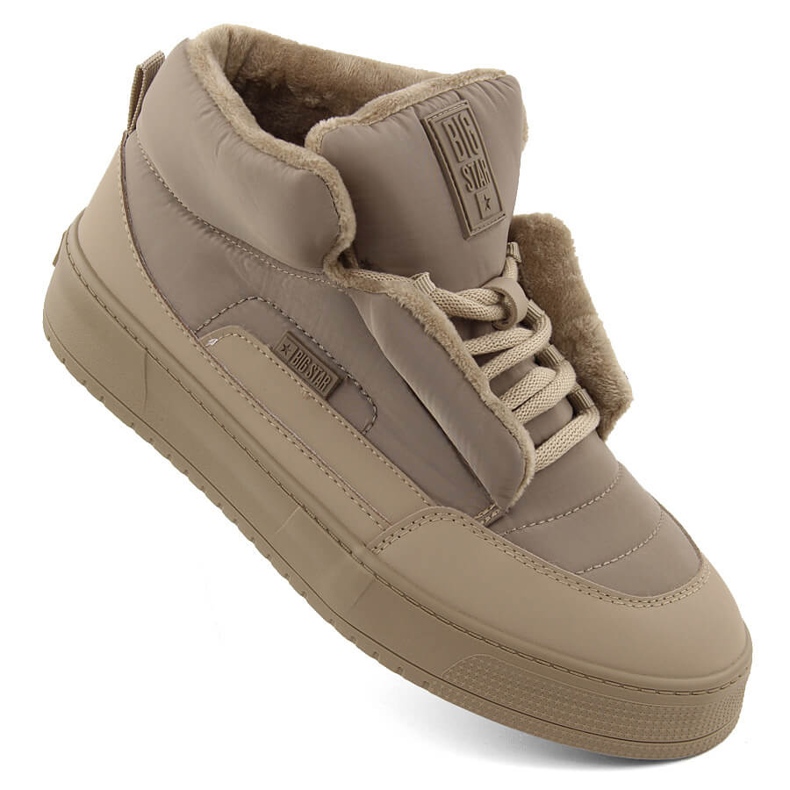 Beige isolerade damstövlar Big Star OO274A532