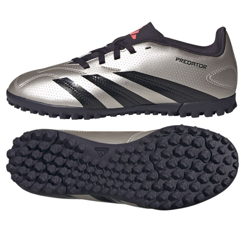 Adidas Predator Club Tf IF6420 fotbollsskor silver-