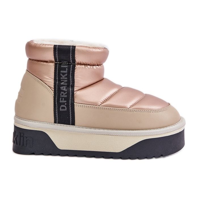 Låga snöstövlar med tjock sula D.Franklin DFSH371010 Beige