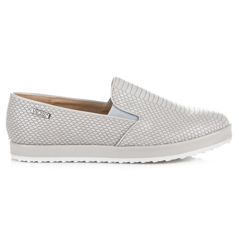 Vices Skor med djurmotiv grå