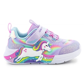 Skechers S-Lights Girl's Unicorn Chaser skor 302298N-LVMT purpur