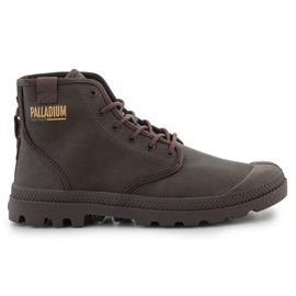 Palladium Pampa Hi Coated U 74375-249-M mörka kakaoskor brun