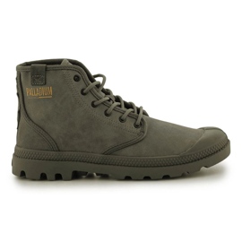 Palladium Pampa Hi Coated U 74375-377-M Dusky Green skor grön