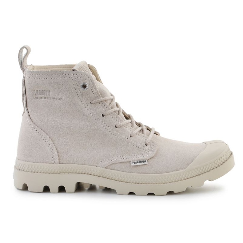 Palladium Pampa Hi Skin U 74379-155-M White Cap Grå skor beige