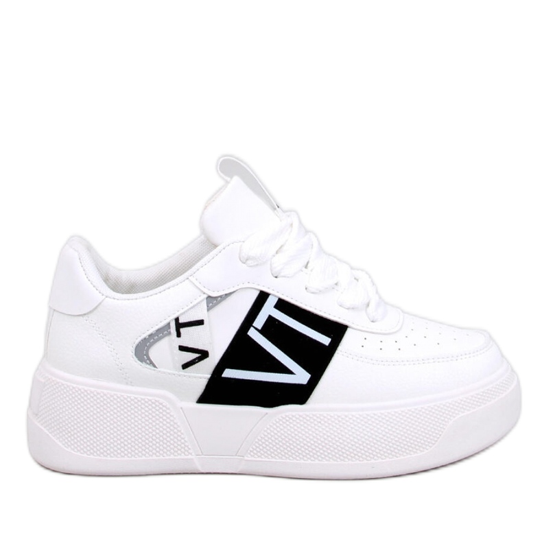Sterry White Black platåsneakers - Inello vit