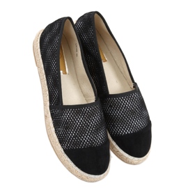 Alika Black espadrillor för kvinnor - Inello svart