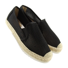 Svarta Espadrilles för kvinnor 6602 Svart