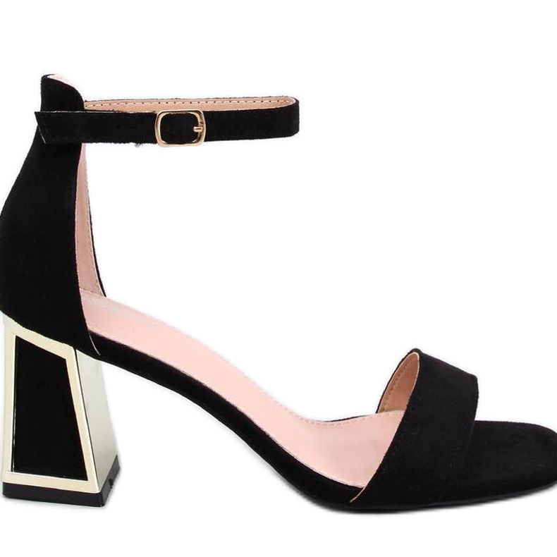 Auguste Svarta högklackade sandaler