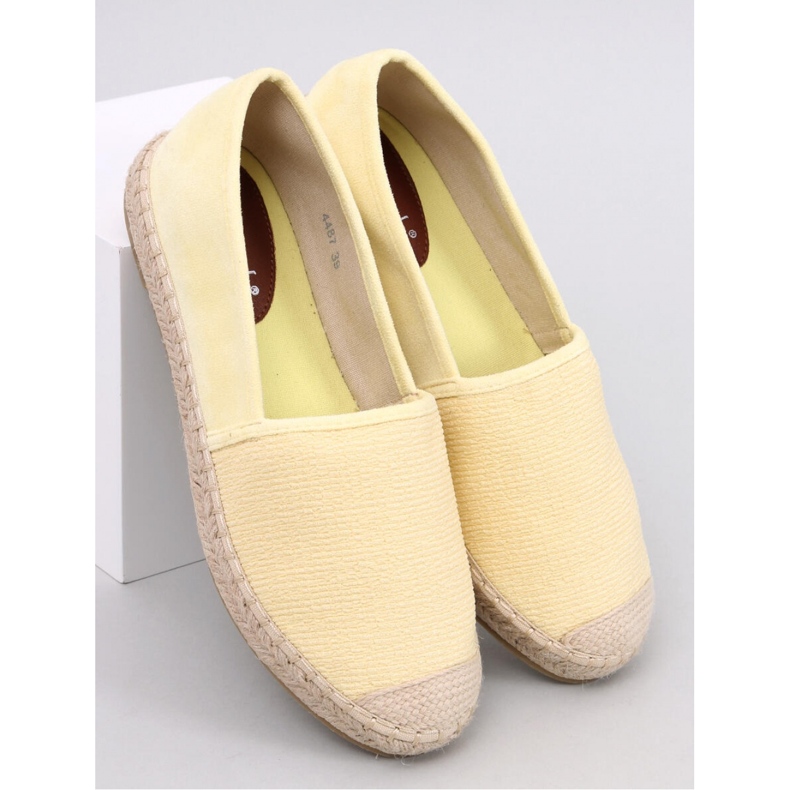Haydon Yellow espadrillor i canvas för kvinnor - Inello gul