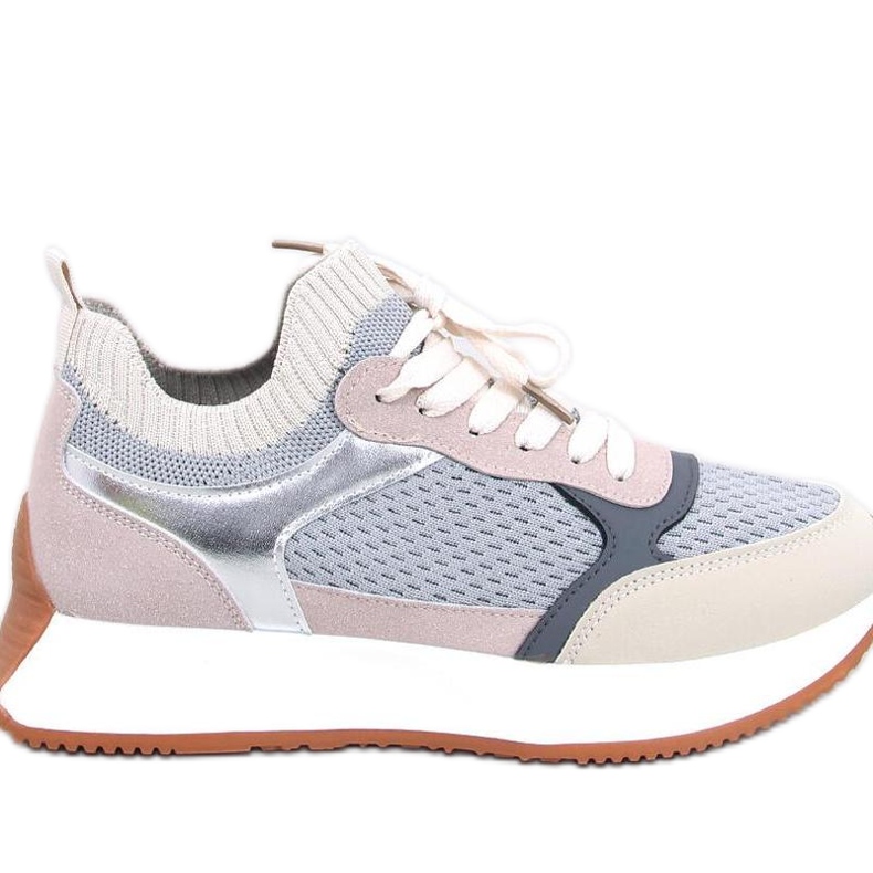 Gråa sportskor för kvinnor