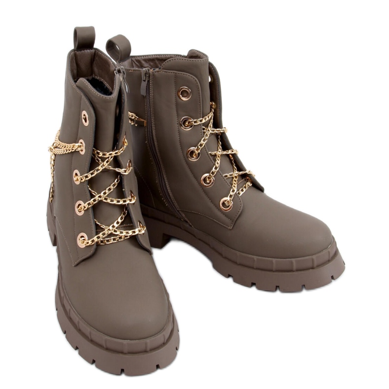 Damkängor med tjock sula brun