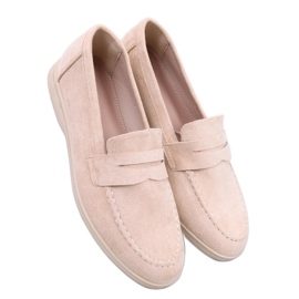 Beige loafers för dam