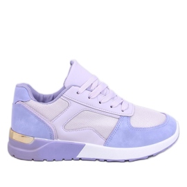 Lila lätta damsneakers purpur