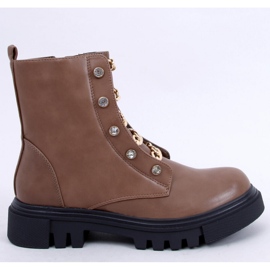 Lopez Taupe militärankelboots - Inello brun