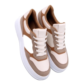 Khaki damsneakers brun