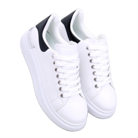 Svarta damsneakers vit