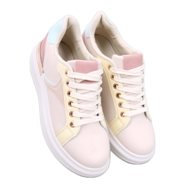 Färgglada damsneakers rosa